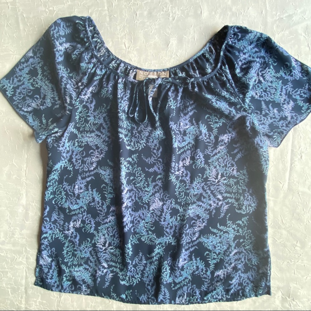 Norton McNaughton Short Sleeve Top Petite M